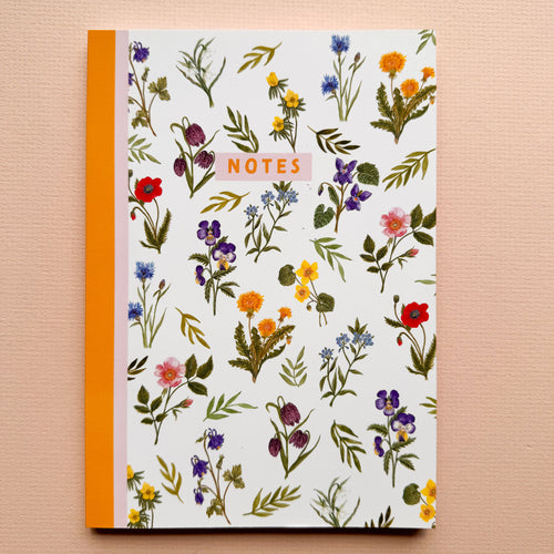 *SECOND* Super Seconds Festival - Wildflower Pattern Notebook - A5 100 Page Journal