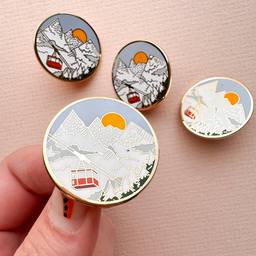 *SECOND* Super Seconds Festival - Snowy Mountains Hard Enamel Pin Badge