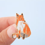 Fox Hard Enamel Pin Badge