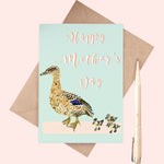 Mother's Day Duck Illustrated Card