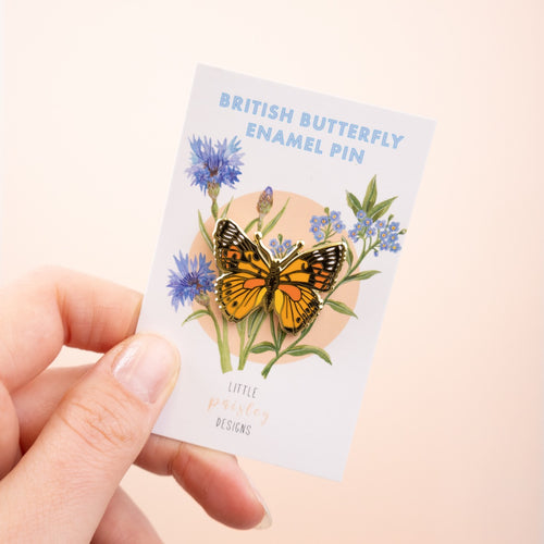 British Butterfly Hard Enamel Pin Badge