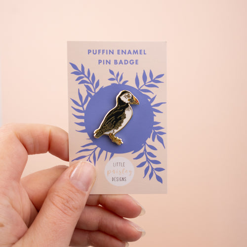 Puffin Hard Enamel Pin Badge