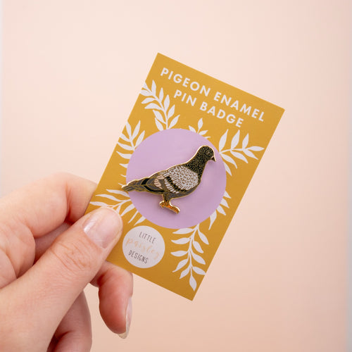 Pigeon Enamel Pin Badge