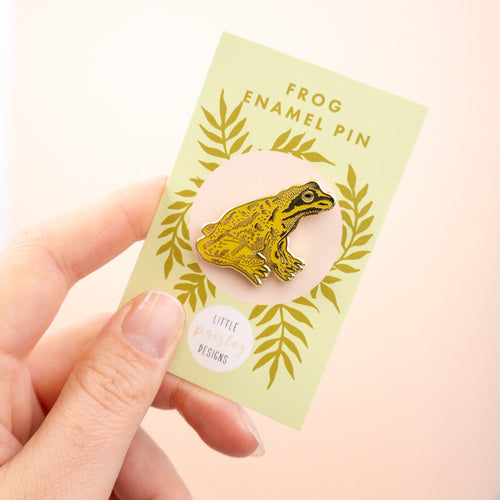 Frog Enamel Pin Badge