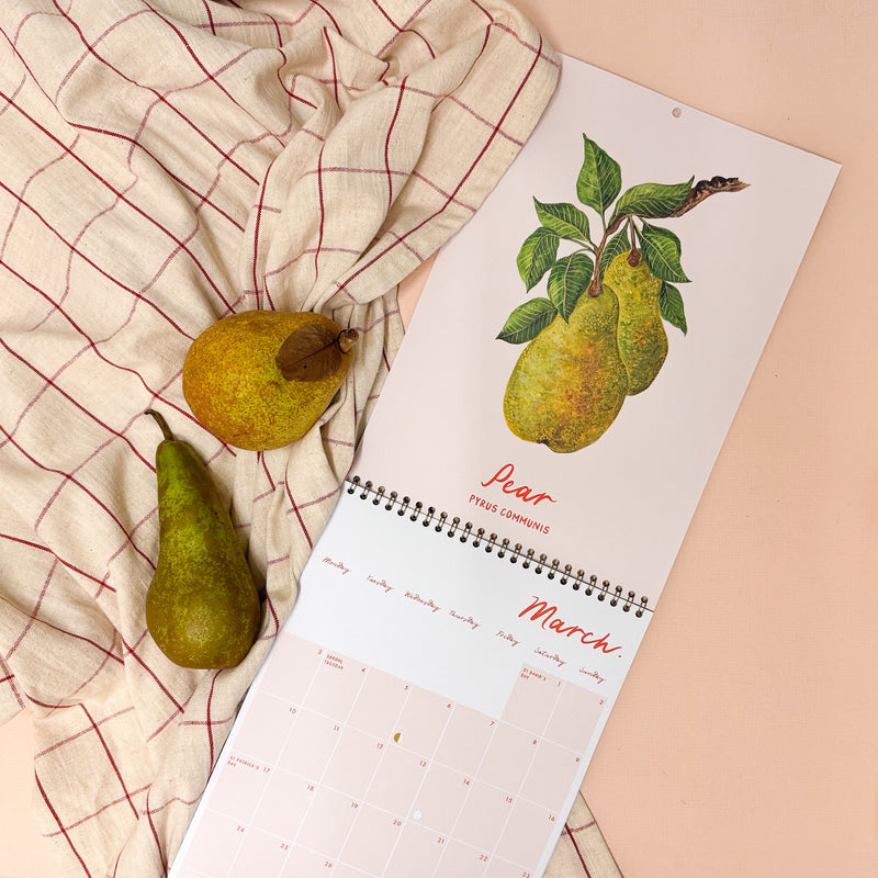 2025 Fruit Month To A Page Calendar