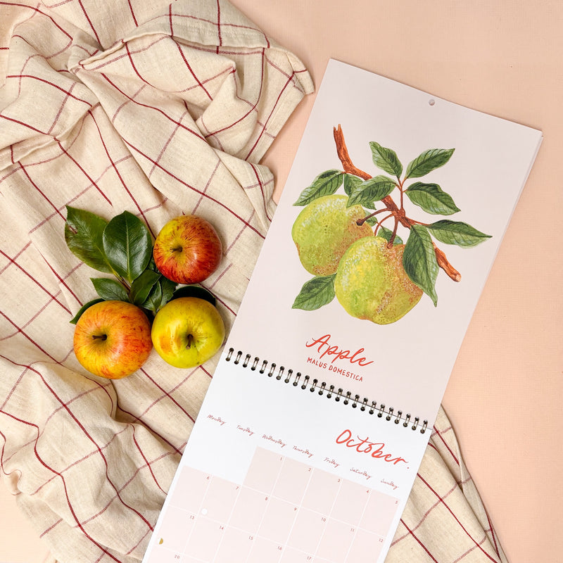 2025 Fruit Month To A Page Calendar