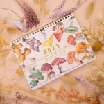 2025 British Mushrooms Illustrated Desk Calendar