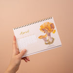 2025 British Mushrooms Illustrated Desk Calendar