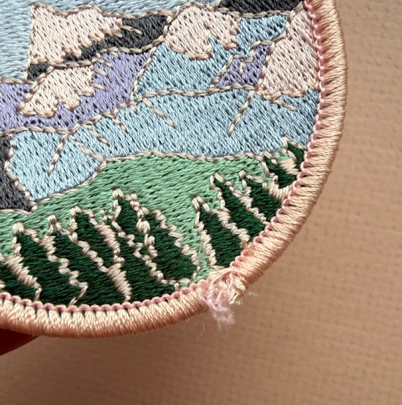 *SECOND* Super Seconds Festival - Mountain Embroidered Iron-on Patch