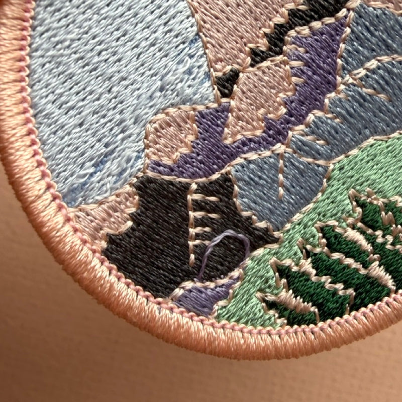 *SECOND* Super Seconds Festival - Mountain Embroidered Iron-on Patch