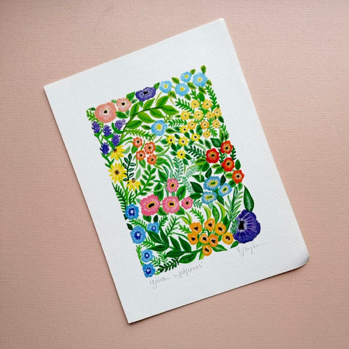 *SECOND* Super Seconds Festival - Wildflower Pattern Giclée Print - 18 x 24 cm