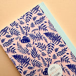 *SECOND* Super Seconds Festival - Blue Leaf Pattern Notebook - A5 100 Page Journal