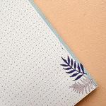 *SECOND* Super Seconds Festival - Blue Leaf Pattern Notebook - A5 100 Page Journal