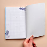 *SECOND* Super Seconds Festival - Blue Leaf Pattern Notebook - A5 100 Page Journal