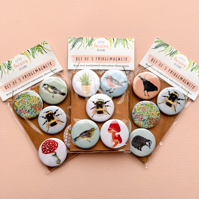 *SAMPLE* Super Seconds Festival - Mixed Design Fridge Magnets Pack Of 5