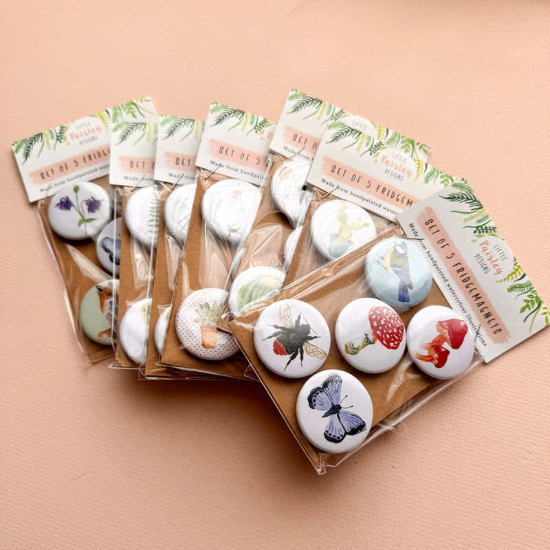 *SAMPLE* Super Seconds Festival - Mixed Design Fridge Magnets Pack Of 5