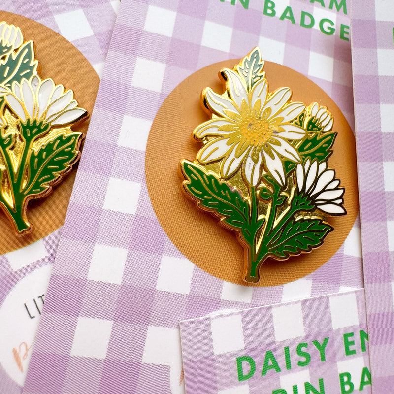 *SECOND* Super Seconds Festival - Daisy Hard Enamel Pin Badge