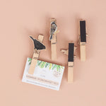 *SALE* Super Seconds Festival -Handmade British Bird Fridge Magnet Pegs - Pack of 4