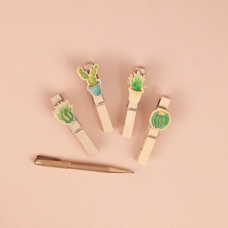 *SALE* Super Seconds Festival -Cacti & Succulents Fridge Magnet Pegs