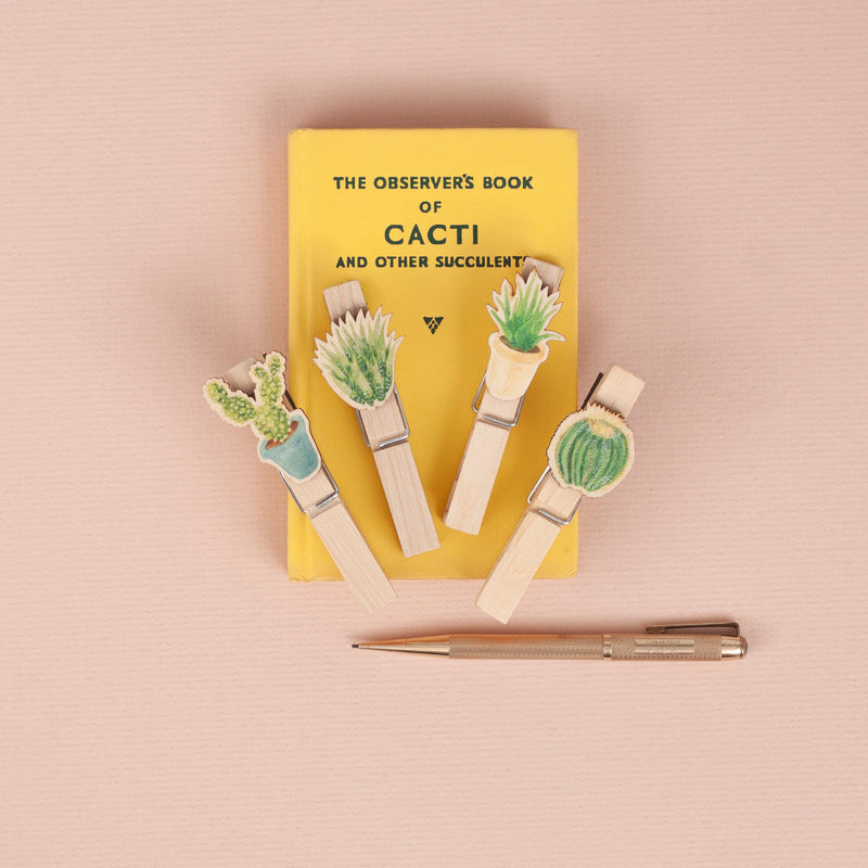 *SALE* Super Seconds Festival -Cacti & Succulents Fridge Magnet Pegs