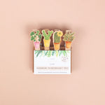 *SALE* Super Seconds Festival - Potted Plant Fridge Magnet Pegs - Pack of 4