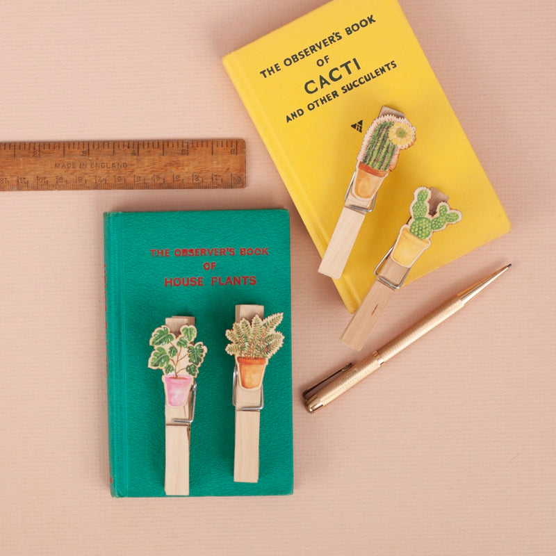*SALE* Super Seconds Festival - Potted Plant Fridge Magnet Pegs - Pack of 4