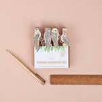*SALE* Super Seconds Festival -  Black & White Bird Fridge Magnet Pegs - Pack of 4