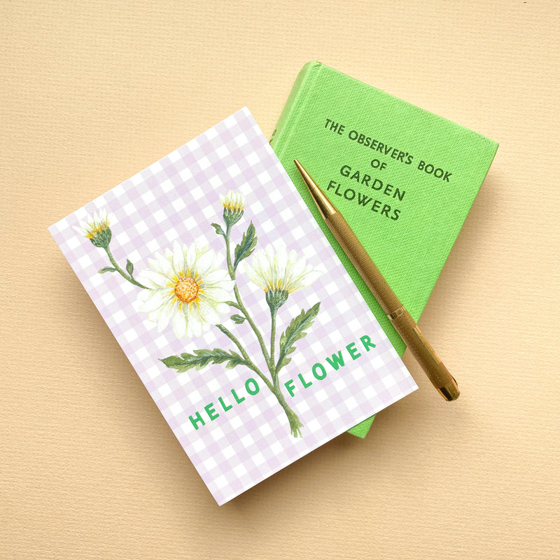*SALE* Super Seconds Festival - Hello Flower Daisy A6 Postcard