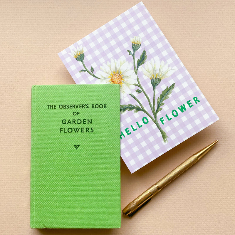 *SALE* Super Seconds Festival - Hello Flower Daisy A6 Postcard