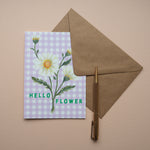 *SALE* Super Seconds Festival - Hello Flower Daisy A6 Postcard