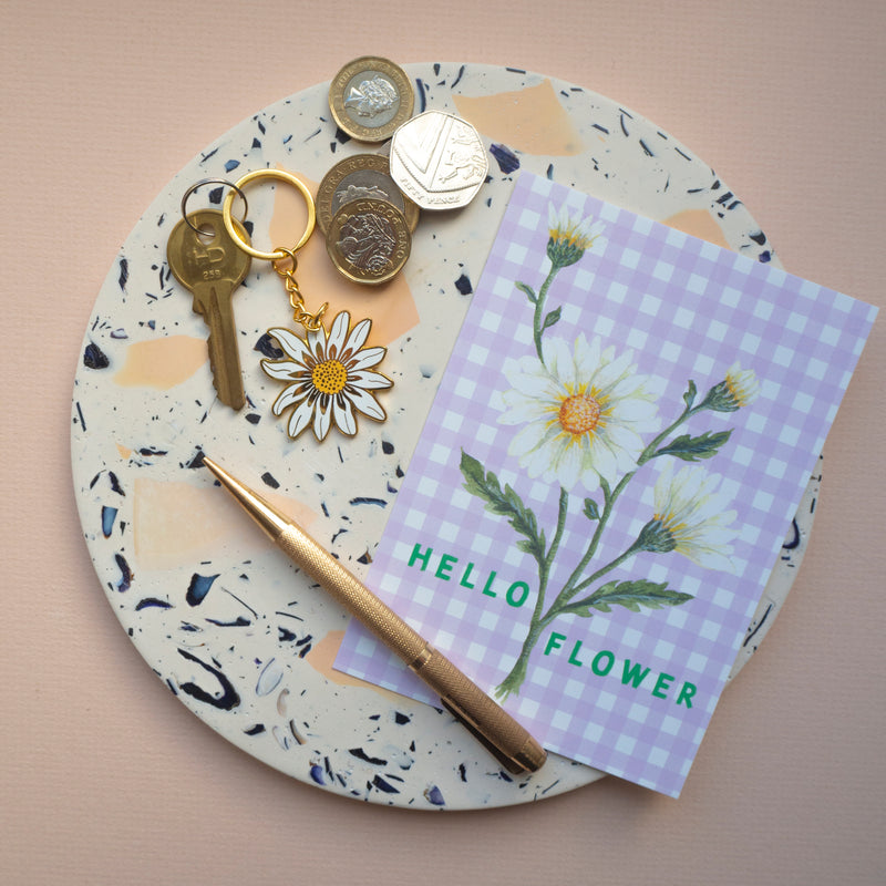 *SALE* Super Seconds Festival - Hello Flower Daisy A6 Postcard