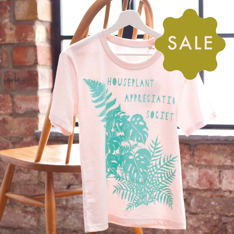 *SALE* Super Seconds Festival - Houseplant Appreciation Society - Organic Cotton T-shirt