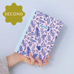 *SECOND* Super Seconds Festival - Blue Leaf Pattern Notebook - A5 100 Page Journal