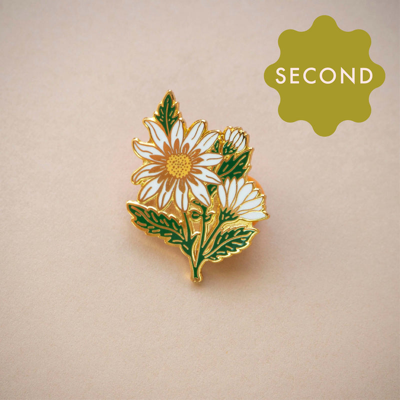 *SECOND* Super Seconds Festival - Daisy Hard Enamel Pin Badge