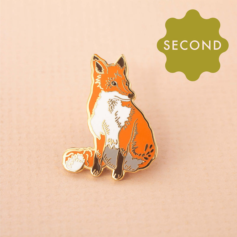 *SECOND* Super Seconds Festival - Fox Hard Enamel Pin Badge