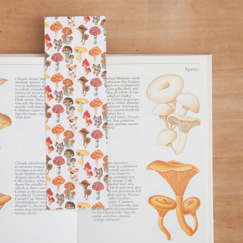 *SALE* Super Seconds Festival - Mushrooms & Houseplants Print Reversible Bookmark