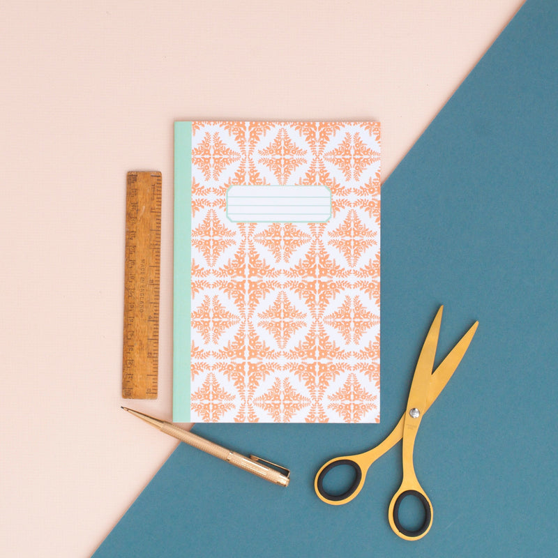 *SALE* Super Seconds Festival - Orange Tile Pattern A5 Notebook