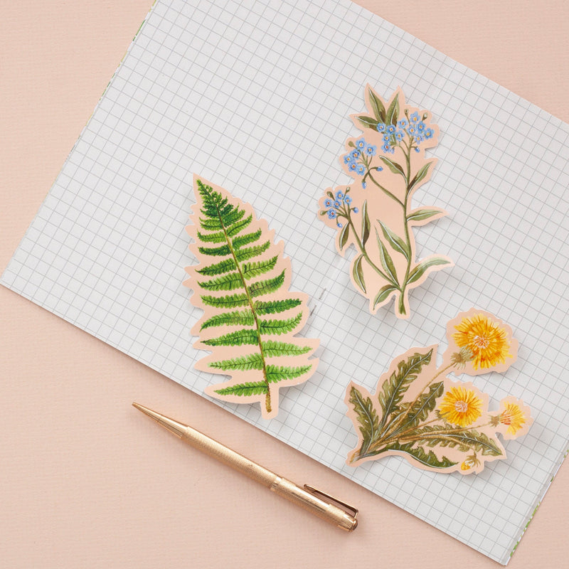 *SALE* Super Seconds Festival - Wildflower Vinyl Sticker Pack of 3