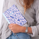 *SECOND* Super Seconds Festival - Blue Leaf Pattern Notebook - A5 100 Page Journal