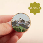 *SECOND* Super Seconds Festival - Mountains Hard Enamel Pin Badge