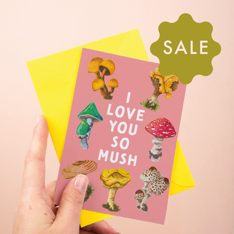 *SALE* Super Seconds Festival -I Love You So Mush A6 Greeting Card