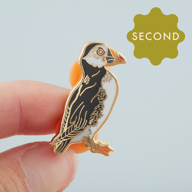 *SECOND* Super Seconds Festival -Puffin Hard Enamel Pin Badge