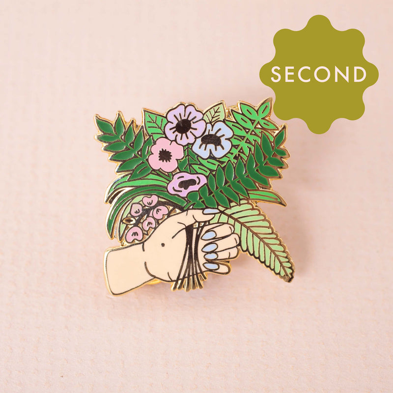 *SECOND* Super Seconds Festival - Flower Posy Hard Enamel Pin Badge