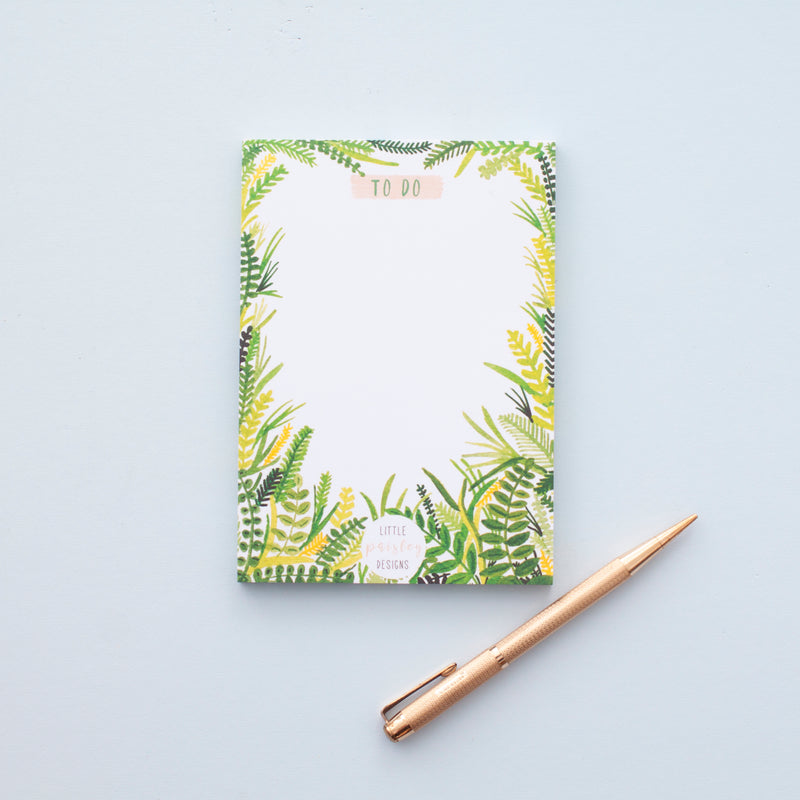 Leafy To Do List Notepad
