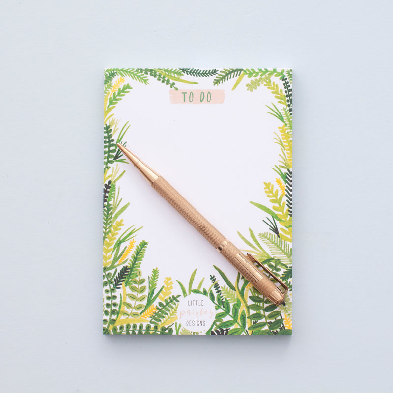 Leafy To Do List Notepad