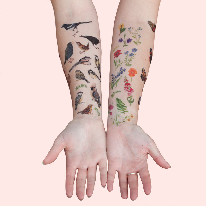 Wildflower Temporary Tattoo Pack
