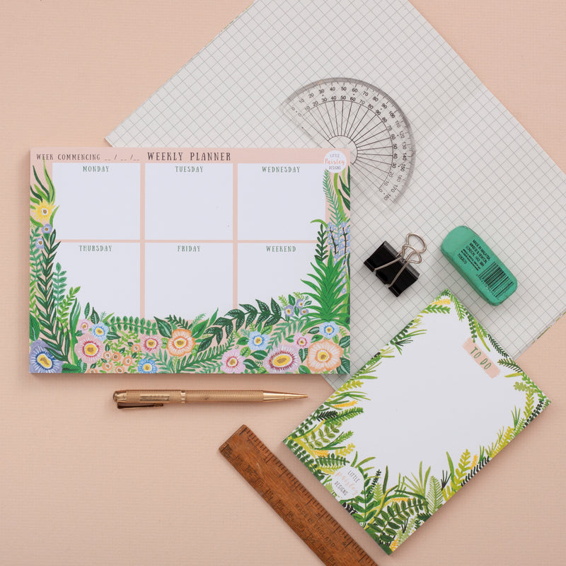 Stationery Deal - Weekly Planner Notepad & To Do list Notepad