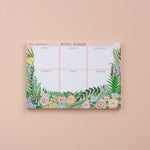 Weekly Planner Floral Notepad