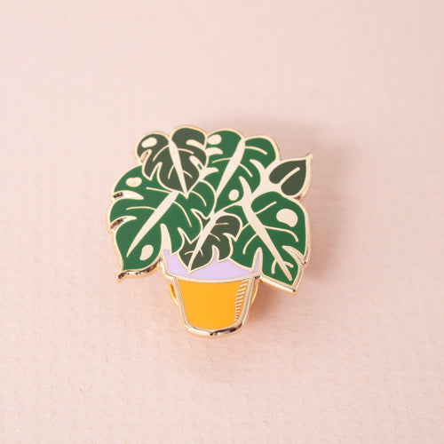 Monstera Hard Enamel Pin Badge