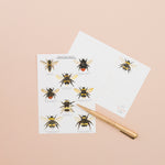 British Bees A6 Postcard